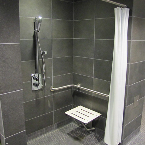 Private Shower Stall!