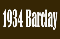 1934 Barclay 1934 BARCLAY V6G 1L3