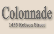 The Colonnade 1455 ROBSON V6G 1C1