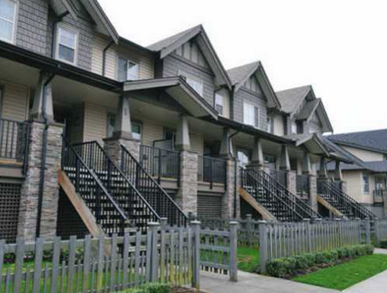 Typical townhouse exterior!