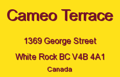 Cameo Terrace 1369 GEORGE V4B 4A1