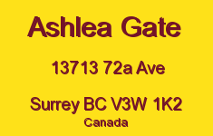 Ashlea Gate 13713 72A V3W 1K2
