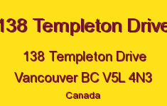 138 Templeton Drive 138 TEMPLETON V5L 4N3