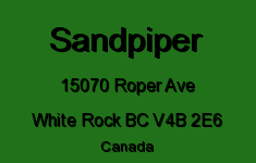 Sandpiper 15070 ROPER V4B 2E6