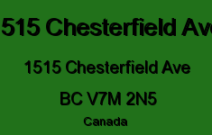 1515 Chesterfield Ave 1515 CHESTERFIELD V7M 2N5