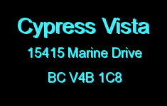 Cypress Vista 15415 MARINE V4B 1C8