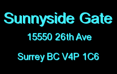 Sunnyside Gate 15550 26TH V4P 1C6