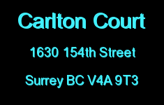 Carlton Court 1630 154TH V4B 3G1