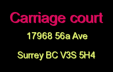 Carriage court 17968 56A V3S 5H4