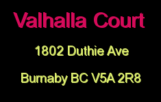 Valhalla Court 1802 DUTHIE V5A 2R8