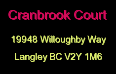 Cranbrook Court 19948 WILLOUGHBY V2Y 1M6