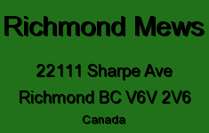 Richmond Mews 22111 SHARPE V6V 2V6