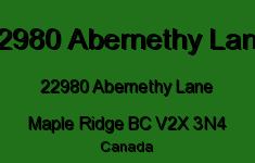 22980 Abernethy Lane 22980 ABERNETHY V2X 3N4