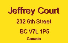 Jeffrey Court 232 6TH V7L 1P5