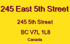 245 East 5th Street 245 5TH V7L 1L8