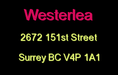 Westerlea 2672 151ST V4P 1A1