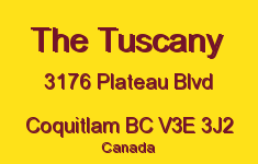 The Tuscany 3176 PLATEAU V3E 3J2