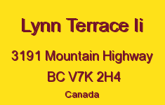 Lynn Terrace Ii 3191 MOUNTAIN V7K 2H4