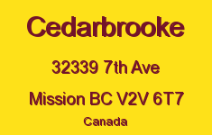 Cedarbrooke 32339 7TH V2V 6T7