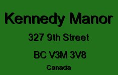 Kennedy Manor 327 9TH V3M 3V8
