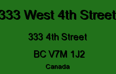333 West 4th Street 333 4TH V7M 1J2