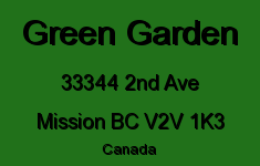 Green Garden 33344 2ND V2V 1K3
