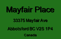 Mayfair Place 33375 MAYFAIR V2S 1P4