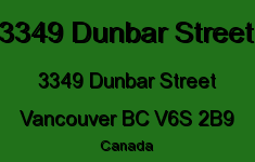 3349 Dunbar Street 3349 DUNBAR V6S 2B9