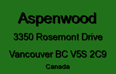 Aspenwood 3350 ROSEMONT V5S 2C9