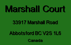 Marshall Court 33917 MARSHALL V2S 1L6