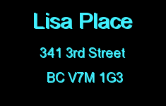 Lisa Place 341 3RD V7M 1G3