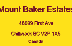 Mount Baker Estates 46689 FIRST V2P 1X5