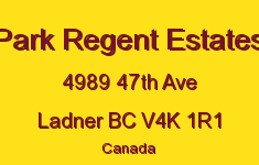 Park Regent Estates 4989 47TH V4K 1R1