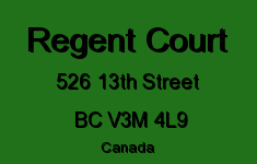 Regent Court 526 13TH V3M 4L9