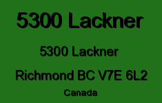 5300 Lackner 5300 LACKNER V7E 6L2
