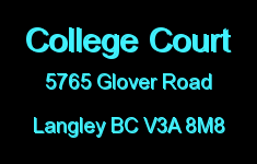 College Court 5765 GLOVER V3A 8M8