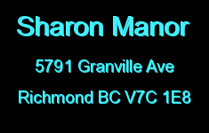 Sharon Manor 5791 GRANVILLE V7C 1E8