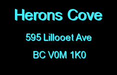 Herons Cove 595 LILLOOET V0M 1K0