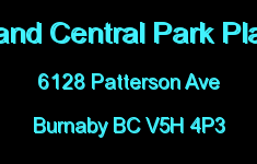 Grand Central Park Place 6128 PATTERSON V5H 4P3