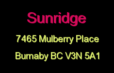 Sunridge 7465 MULBERRY V3N 5A1