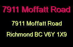 7911 Moffatt Road 7911 MOFFATT V6Y 1X9