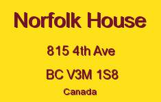 Norfolk House 815 4TH V3M 1S8