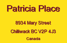 Patricia Place 8934 MARY V2P 4J3