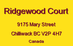 Ridgewood Court 9175 MARY V2P 4H7