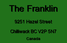 The Franklin 9251 HAZEL V2P 5N7