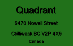 Quadrant 9470 NOWELL V2P 4X9