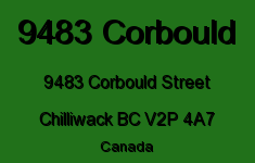 9483 Corbould 9483 CORBOULD V2P 4A7