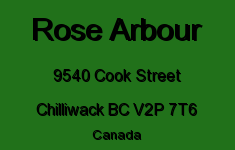 Rose Arbour 9540 COOK V2P 7T6