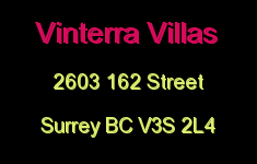 Vinterra Villas 2603 162 V3S 2L4