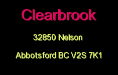 Clearbrook 32850 NELSON V2S 7K1
